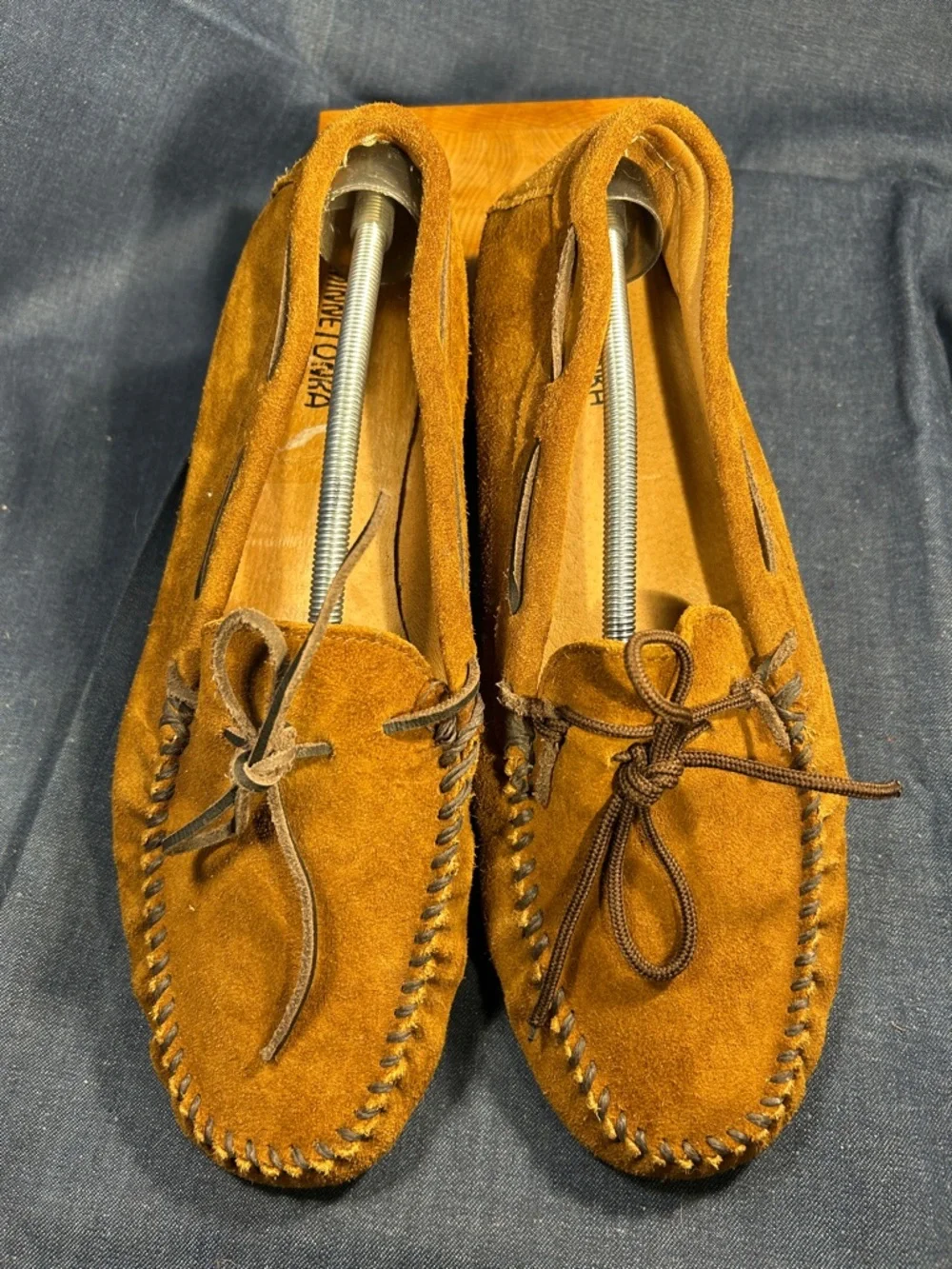 Minnetonka leather moccasins